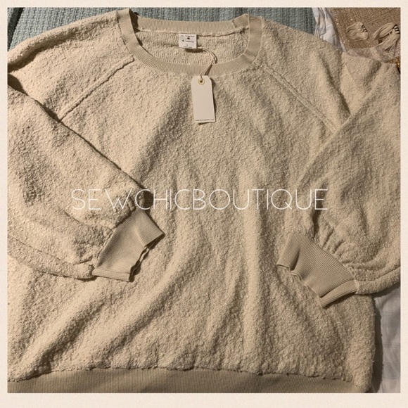 SOFTEST Cotton Long Sleeve Sweatshirt Clay - Picture 5 of 7